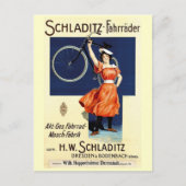 Schladitz-Fahrräder  Poster Briefkaart (Voorkant)