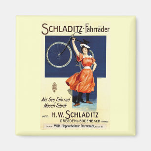 Schladitz-Fahrräder  Poster Magneet