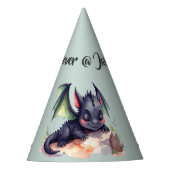 Schlafender Drache mit grünen Flügeln  Feesthoedjes (Voorkant)