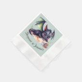 Schlafender Drache mit grünen Flügeln  Servet (Hoek)