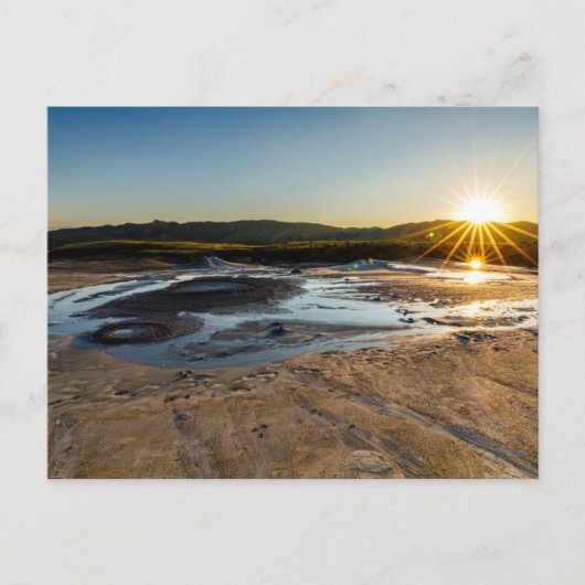 Schlammvulkane von Berca Rumänien Briefkaart (Voorkant)