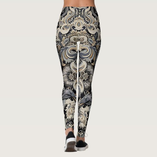 Schlangenhautoptik Snakedesign Leggings (Achterkant)