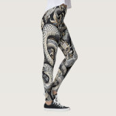 Schlangenhautoptik Snakedesign Leggings (Rechts)