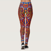 Schlangenmuster Klapperschlange Leggings (Achterkant)