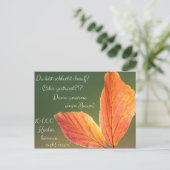 Schlecht drauf? Gestresst! Machs wie ein Koala! Briefkaart (Staand voorkant)