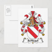 Schlegel Family Crest Briefkaart (Voorkant / Achterkant)