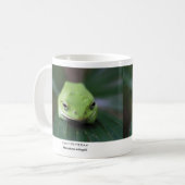 Schlegel's green tree frog koffiemok (Voorkant links)