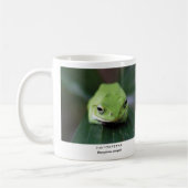 Schlegel's green tree frog koffiemok (Links)
