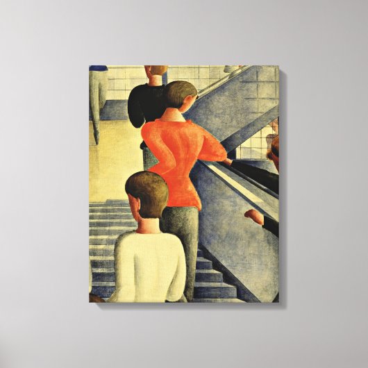Schlemmer - Bauhaus Stairway Canvas Afdruk (Voorkant)