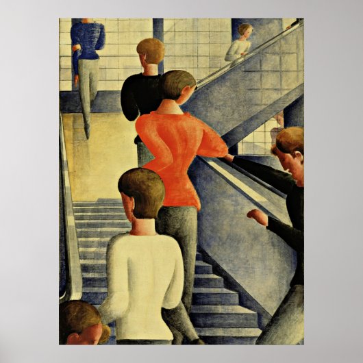 Schlemmer - Bauhaus Stairway Poster (Voorkant)