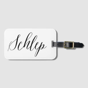 Schlep Jiddisch Bagagelabel