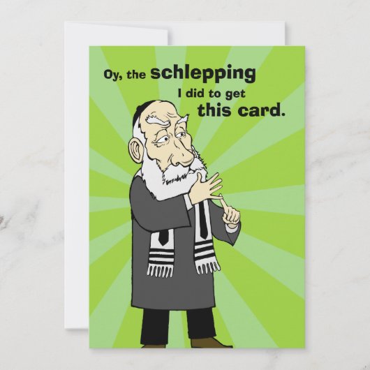 Schlepping-ziekteverzekeringskaart Feestdagenkaart (Voorkant)