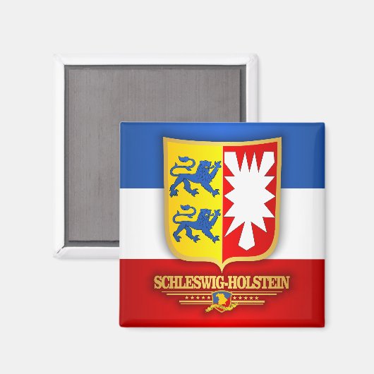 Schleswig-Holstein COA Magneet (Voorkant / Achterkant)