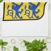 Schleswig Holstein (Duitsland) Wapenstoofpot Theedoek (Gevouwen)