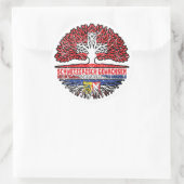 Schleswig-Holstein Schweizer Schweiz Baum Ronde Sticker (Tas)