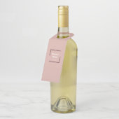 Schlicht elegant Dusty-Roos/Weiß Flessenhanger (Schuin)