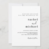 Schlicht Elegant Kaart (Voorkant)