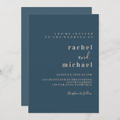 Schlicht elegante kaart (Voorkant / Achterkant)