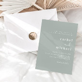 Schlicht elegante kaart