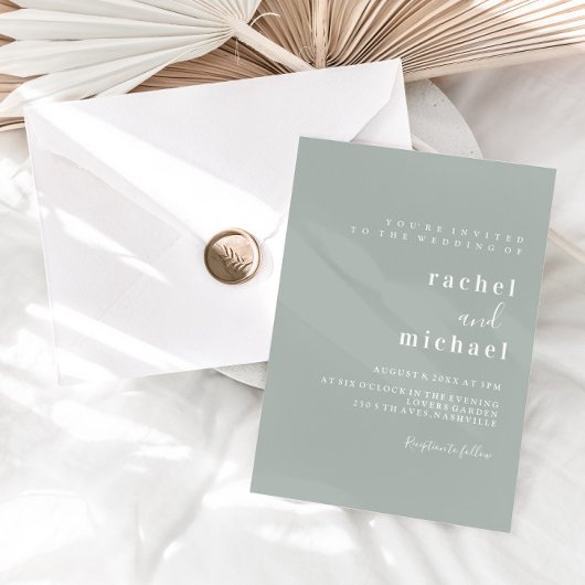 Schlicht elegante kaart