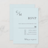 Schlicht elegante Monogramm (Voorkant / Achterkant)