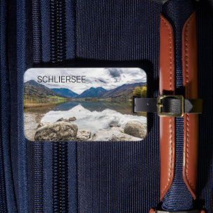 Schliersee Bavaria Lake Germany Panorama Souvenir Bagagelabel