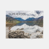 Schliersee Bavaria Lake Germany Panorama Souvenir Fleece Deken (Voorkant (Horizontaal))