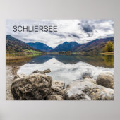 Schliersee Bavaria Lake Germany Panorama Souvenir Poster (Voorkant)