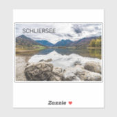 Schliersee Bavaria Lake Germany Panorama Souvenir Sticker (Vel)