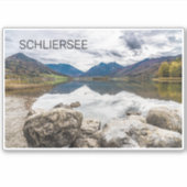 Schliersee Bavaria Lake Germany Panorama Souvenir Sticker (Voorkant)