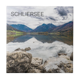 Schliersee Bavaria Lake Germany Panorama Souvenir Tegeltje