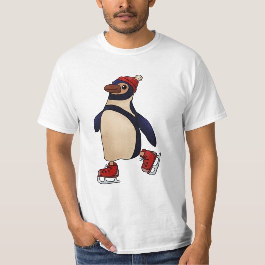 Schlittschuhpinguin T-shirt (Voorkant)