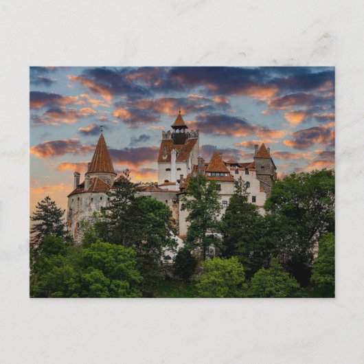 Schloss Bran in Rumänien Postkarte Briefkaart (Voorkant)