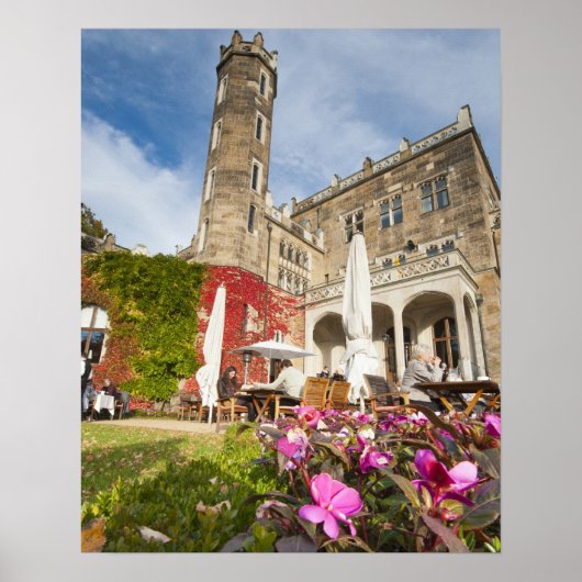 Schloss Eckberg Castle, Duitsland Poster (Voorkant)