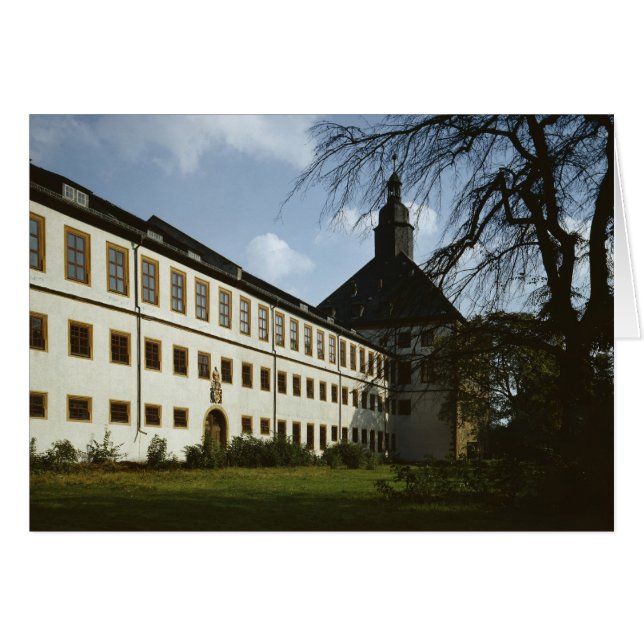 Schloss Friedenstein, Gotha, ingebouwd in 1643-54 (Voorkant Horizontaal)