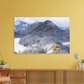 Schloss Hohenschwangau Canvas Afdruk (Insitu (Woonkamer))