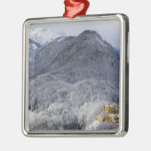 Schloss Hohenschwangau Metalen Ornament (Links)