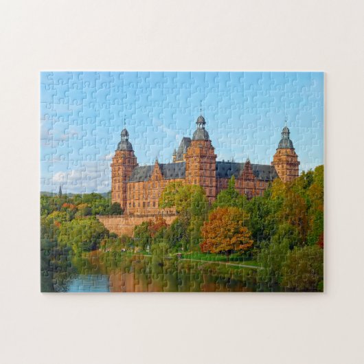 Schloss Johannisburg Duitsland. Legpuzzel (Horizontaal)