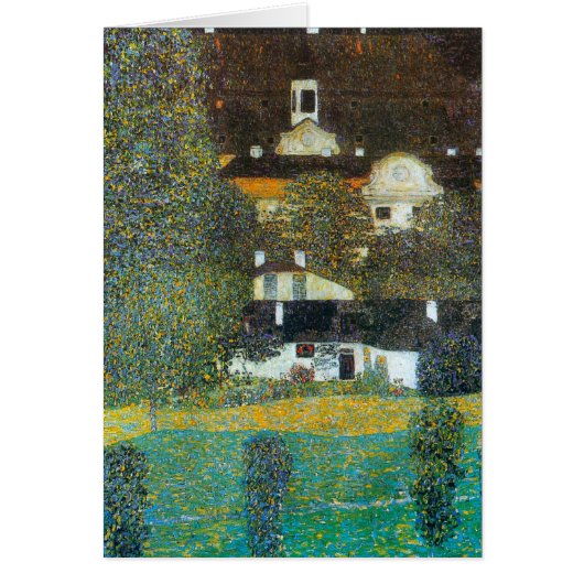 Schloss Kammer op Attersee II door Gustav Klimt (Voorkant)