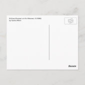 Schloss Kammer op Attersee II door Gustav Klimt Briefkaart (Achterkant)