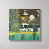 Schloss Kammer op Attersee II door Gustav Klimt Canvas Afdruk (Voorkant)
