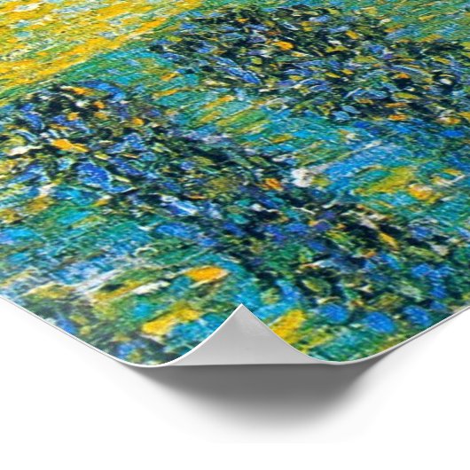 Schloss Kammer op Attersee II door Gustav Klimt Poster (Hoek)