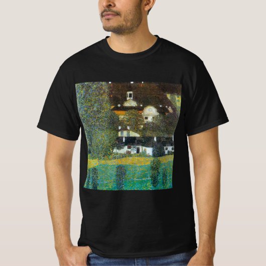 Schloss Kammer op Attersee II door Gustav Klimt T-shirt (Voorkant)