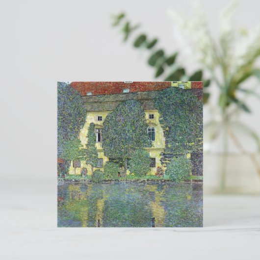 Schloss Kammer op Attersee III door Gustav Klimt (Staand voorkant)