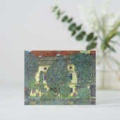 Schloss Kammer op Attersee III door Gustav Klimt Briefkaart (Staand voorkant)