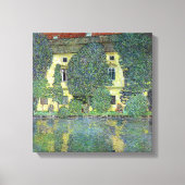 Schloss Kammer op Attersee III door Gustav Klimt Canvas Afdruk (Voorkant)