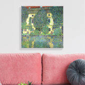 Schloss Kammer op Attersee III door Gustav Klimt Canvas Afdruk (Insitu (Woonkamer))