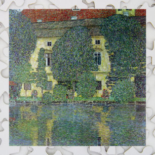 Schloss Kammer op Attersee III door Gustav Klimt Legpuzzel