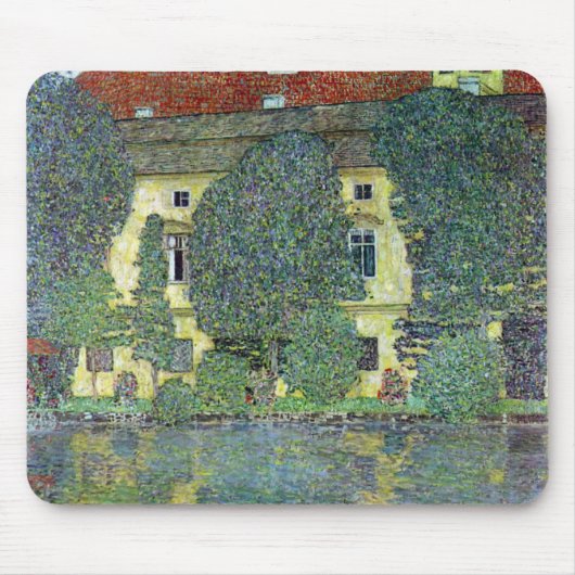 Schloss Kammer op Attersee III door Gustav Klimt Muismat (Voorkant)