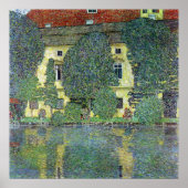 Schloss Kammer op Attersee III door Gustav Klimt Poster (Voorkant)
